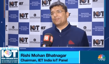Dr. Rishi at IOT India Congress 2018 - Third Edition